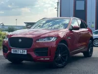 Used Jaguar F-Pace R-Sport 180 HP (132 kW) 2017 Red SUV