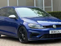 Used VW Golf VII R 310 HP (228 kW) 2018 Blue Hatchback