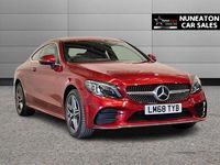 Used Mercedes C220 AMG Line Premium 194 HP (142 kW) 2018 Red Coupe