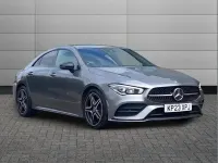 Used Mercedes CLA180 AMG Line Premium 136 HP (100 kW) 2023 Mountain grey Coupe