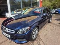 Used Mercedes C220 170 HP (125 kW) 2016 Blue Sedan