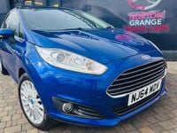 Used Ford Fiesta Titanium 2014 Blue Hatchback