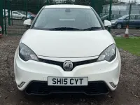Used MG MG3 106 HP (77 kW) 2015 White Hatchback