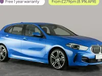 Used BMW 118 M Sport 136 HP (100 kW) 2022 Blue Hatchback