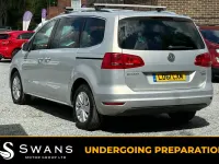 Begagnad VW Sharan SE 140 HK (102 kW) 2011 Silver Minibuss