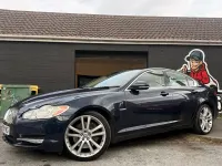 Używany Jaguar XF Premium Luxury 268 KM (197 kW) 2009 Niebieski Sedan/Limuzyna