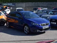 Used Peugeot 308 GT-line 130 HP (95 kW) 2016 Blue Hatchback