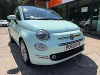 Used Fiat 500 Lounge 69 HP (50 kW) 2018 Green Hatchback
