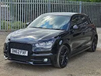 Used Audi A1 S-Line 105 HP (77 kW) 2012 Black Hatchback