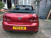 Used VW Golf Cabriolet GT 160 HP (117 kW) 2012 Red Cabriolet