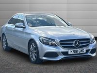 Begagnad Mercedes C220 Premium Plus 170 HK (125 kW) 2018 Silver Sedan