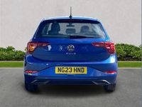 Used VW Polo Life 95 HP (69 kW) 2023 Blue Hatchback