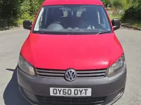 Used VW Caddy 102 HP (75 kW) 2010 Red MPV