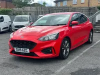 Used Ford Focus ST-Line 125 HP (91 kW) 2019 Red Hatchback