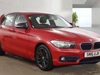 Used BMW 116 Sport Line 116 HP (85 kW) 2016 Red Hatchback