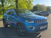 Used Jeep Compass Limited 170 HP (125 kW) 2018 Blue/black SUV