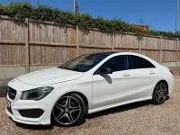 Used Mercedes CLA220 AMG 177 HP (130 kW) 2016 White Coupe