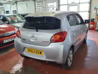 Used Mitsubishi Mirage 79 HP (58 kW) 2013 Silver Hatchback