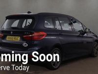 Used BMW 216 Sport Line 116 HP (85 kW) 2018 Blue MPV