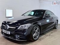 Used Mercedes C300 AMG line 245 HP (180 kW) 2019 Black Coupe