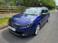 Used Peugeot 308 SW GT-line 150 HP (110 kW) 2015 Blue Estate