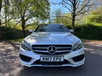 Käytetty Mercedes C300 AMG Line Premium 2017 Hopea Farmari