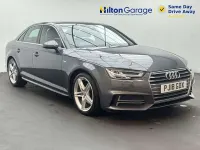Used Audi A4 S-Line 150 HP (110 kW) 2018 Grey Sedan