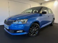 Used Skoda Fabia Colour Edition 75 HP (55 kW) 2018 Race blue Hatchback