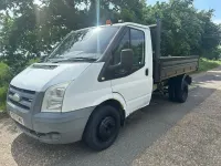 Used Ford Transit 100 HP (73 kW) 2008 White Cabriolet