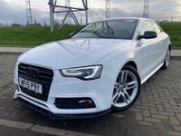 Used Audi A5 S-Line 177 HP (130 kW) 2015 White Coupe