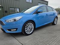 Used Ford Focus Titanium X 125 HP (91 kW) 2017 Blue Hatchback