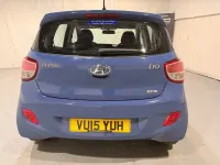 Used Hyundai i10 Premium 87 HP (63 kW) 2015 Blue Hatchback