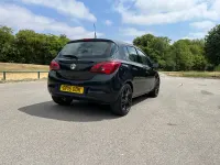 Used Vauxhall Corsa Design Edition 70 HP (51 kW) 2015 Black Hatchback