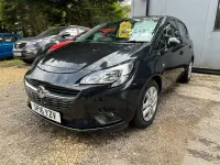 Used Vauxhall Corsa Design Edition 75 HP (55 kW) 2016 Black Hatchback