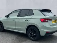 New Skoda Fabia Design Edition 116 HP (85 kW) 2026 Timiano green black magic pearl effect Hatchback