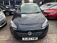 Used Vauxhall Corsa Edition 90 HP (66 kW) 2017 Black Hatchback