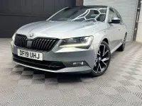 Used Skoda Superb SportLine 150 HP (110 kW) 2019 Grey Hatchback