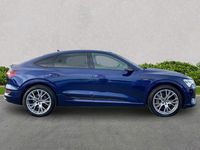 Used Audi e-tron Advanced 300 kW (408 HP) 2020 Blue SUV