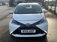 Used Toyota Aygo X-play 69 HP (50 kW) 2015 White Hatchback