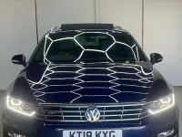Used VW Passat R-line 150 HP (110 kW) 2018 Blue Estate