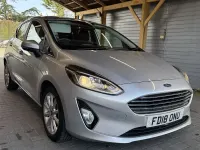 Used Ford Fiesta Titanium 99 HP (72 kW) 2018 Silver Hatchback