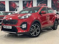 Used Kia Sportage GT-Line 134 HP (98 kW) 2018 Red SUV