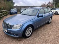 Begagnad Mercedes C220 Elegance 2010 Blå Kombi
