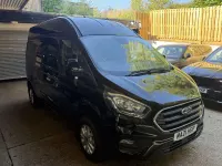 Used Ford Transit Custom Limited 130 HP (95 kW) 2021 Black Van