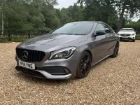 Used Mercedes CLA220 AMG line 177 HP (130 kW) 2017 Grey Sedan