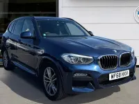 Used BMW X3 M Sport 187 HP (137 kW) 2018 Blue SUV