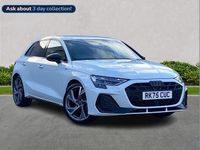 Used Audi A3 Black Edition 150 HP (110 kW) 2025 White Hatchback