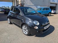 Usado Fiat 500C S 2014 Negro Descapotable
