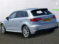 Used Audi A3 Black Edition 2019 Silver Sedan