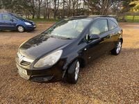 Used Vauxhall Corsa 89 HP (65 kW) 2009 Black Hatchback